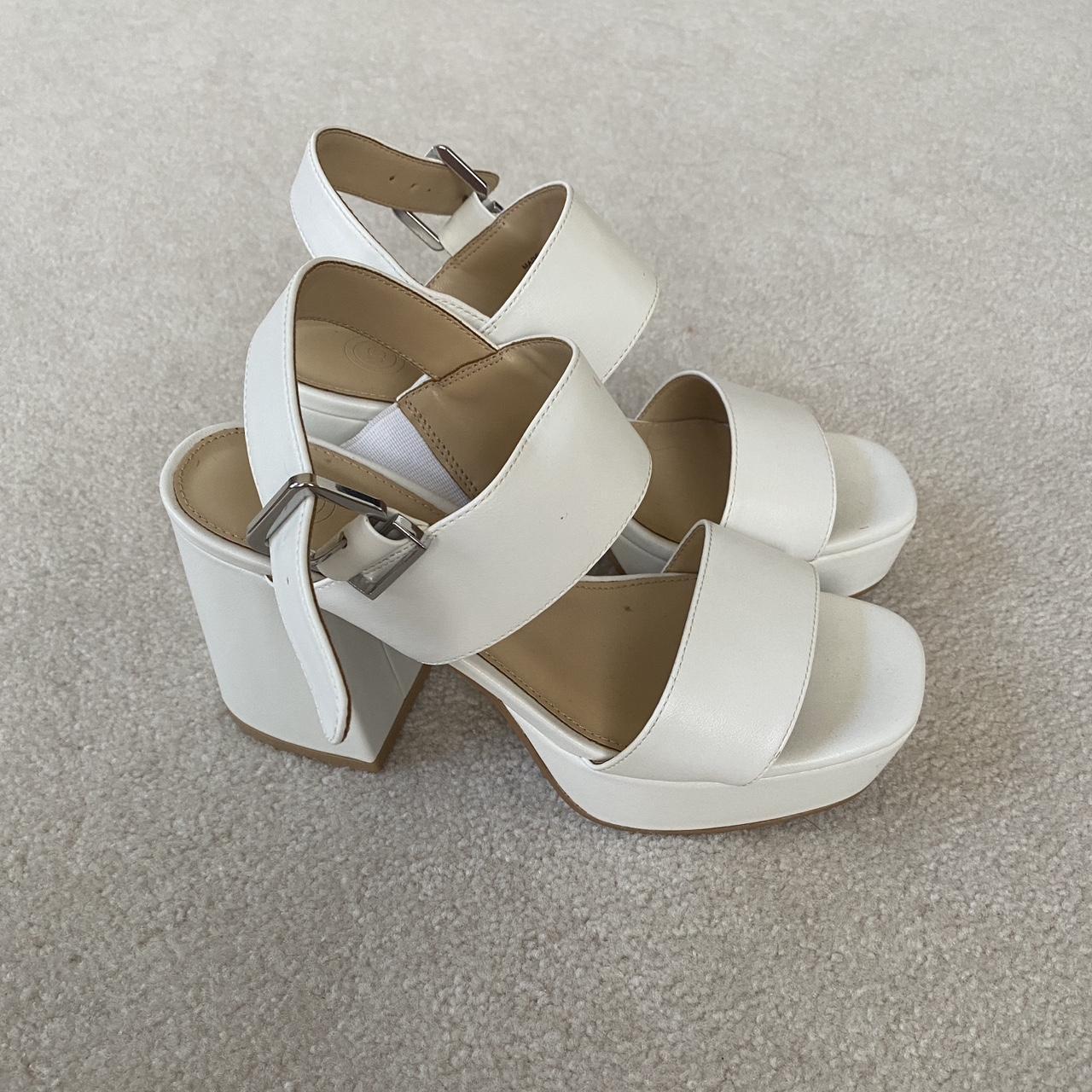 Urban fashion outfitters white sandals