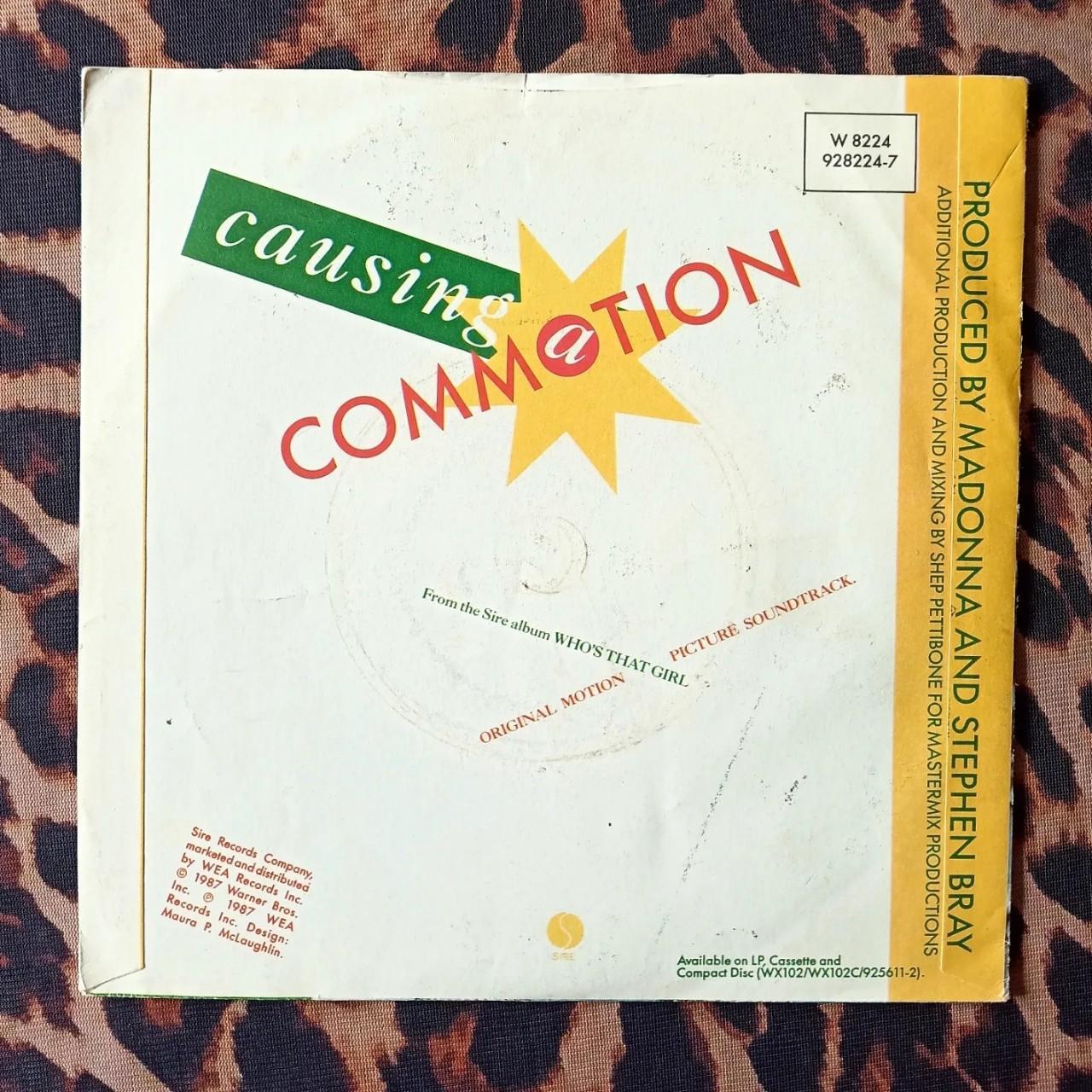 MADONNA - CAUSING COMMOTION 7" SINGLE VINTAGE VINYL... - Depop