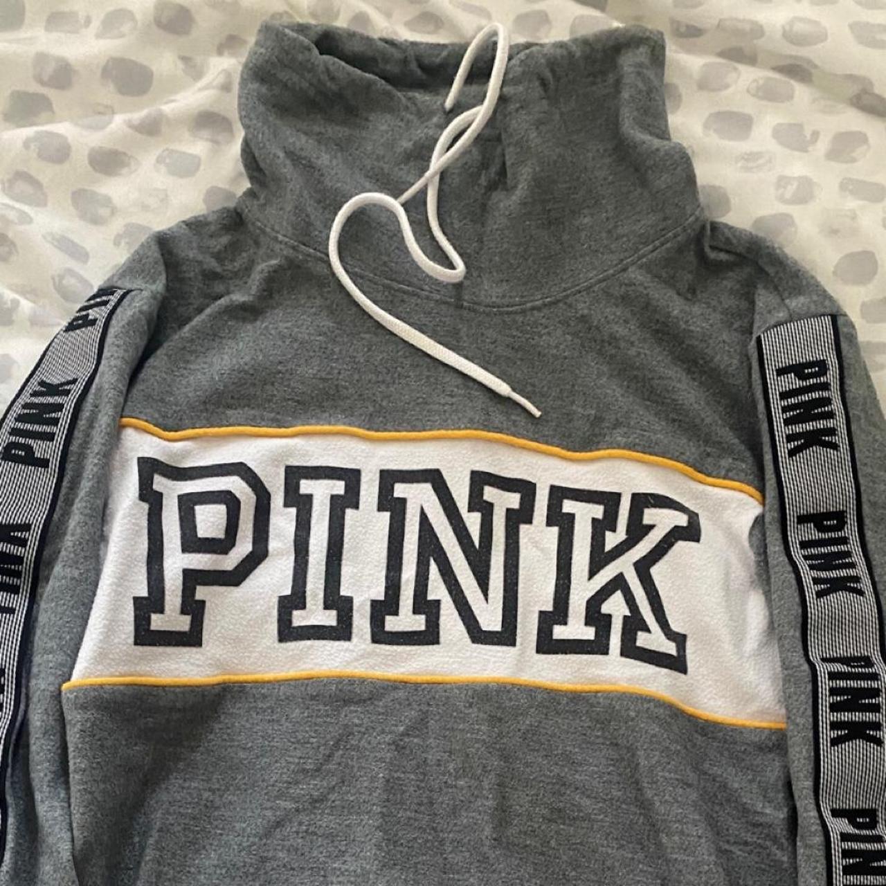 pink victoria secret jumper worn a few... - Depop