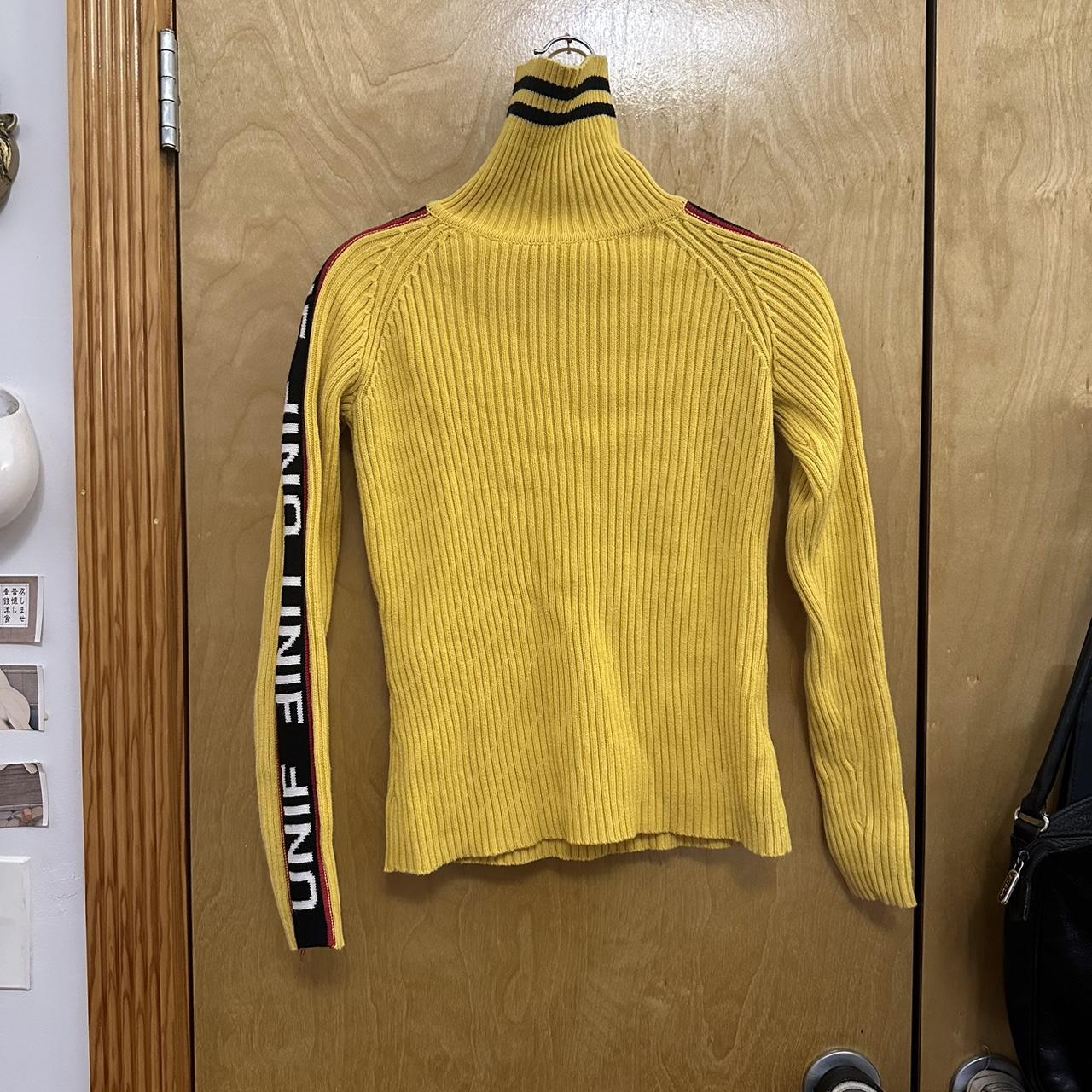 Unif badsport mock neck yellow sale