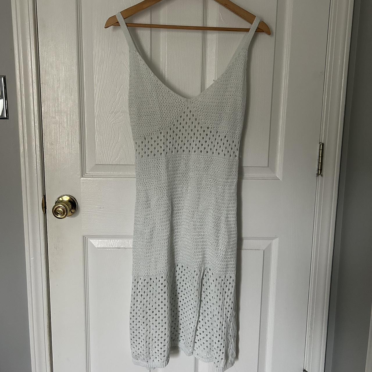 knit white dress #knit #white #dress Depop