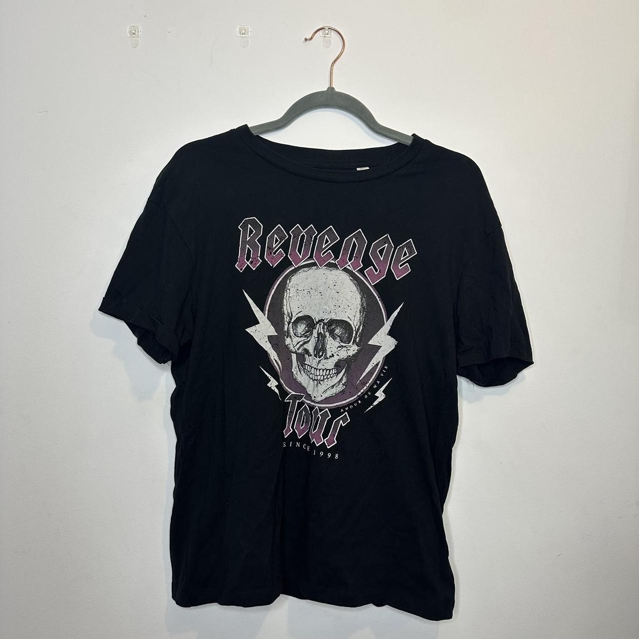 Brave soul graphic ‘revenge tour’ skull... - Depop