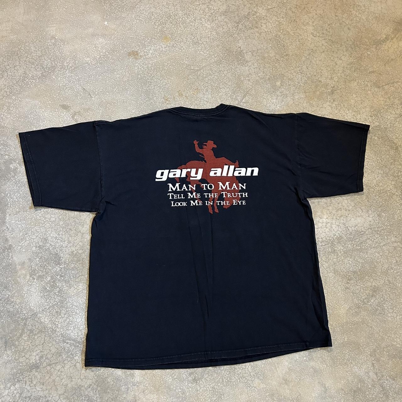 Gary allan concert tee super sick country tee depop