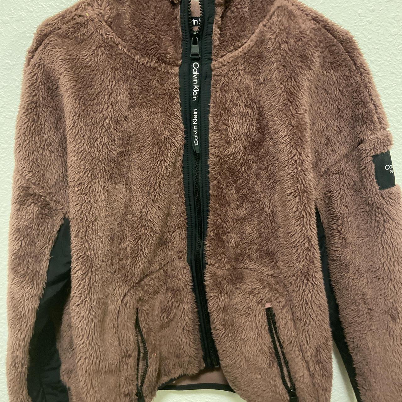 Calvin klein fuzzy sweater hotsell