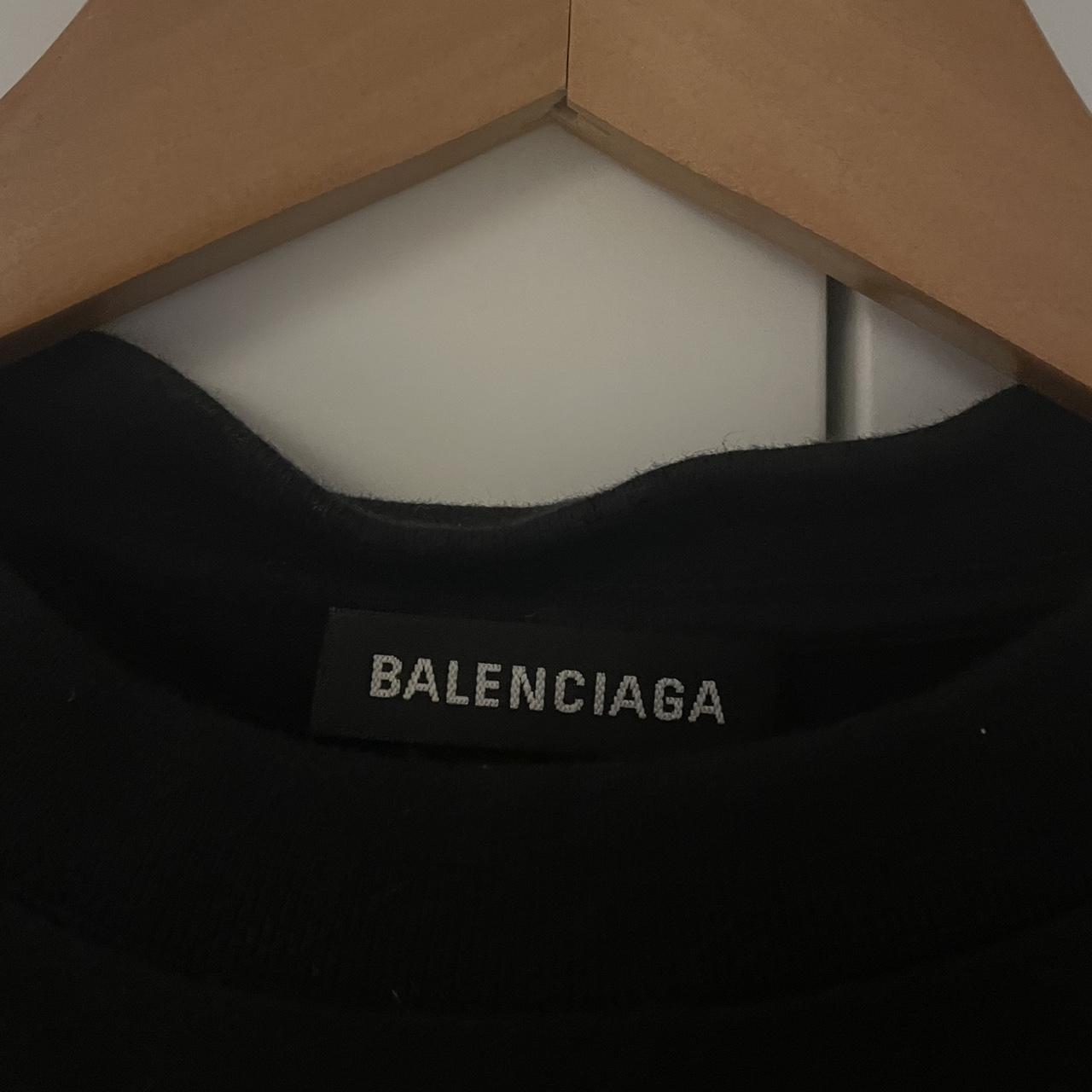 Balenciaga BB Block t-shirt in black. Size large.... - Depop