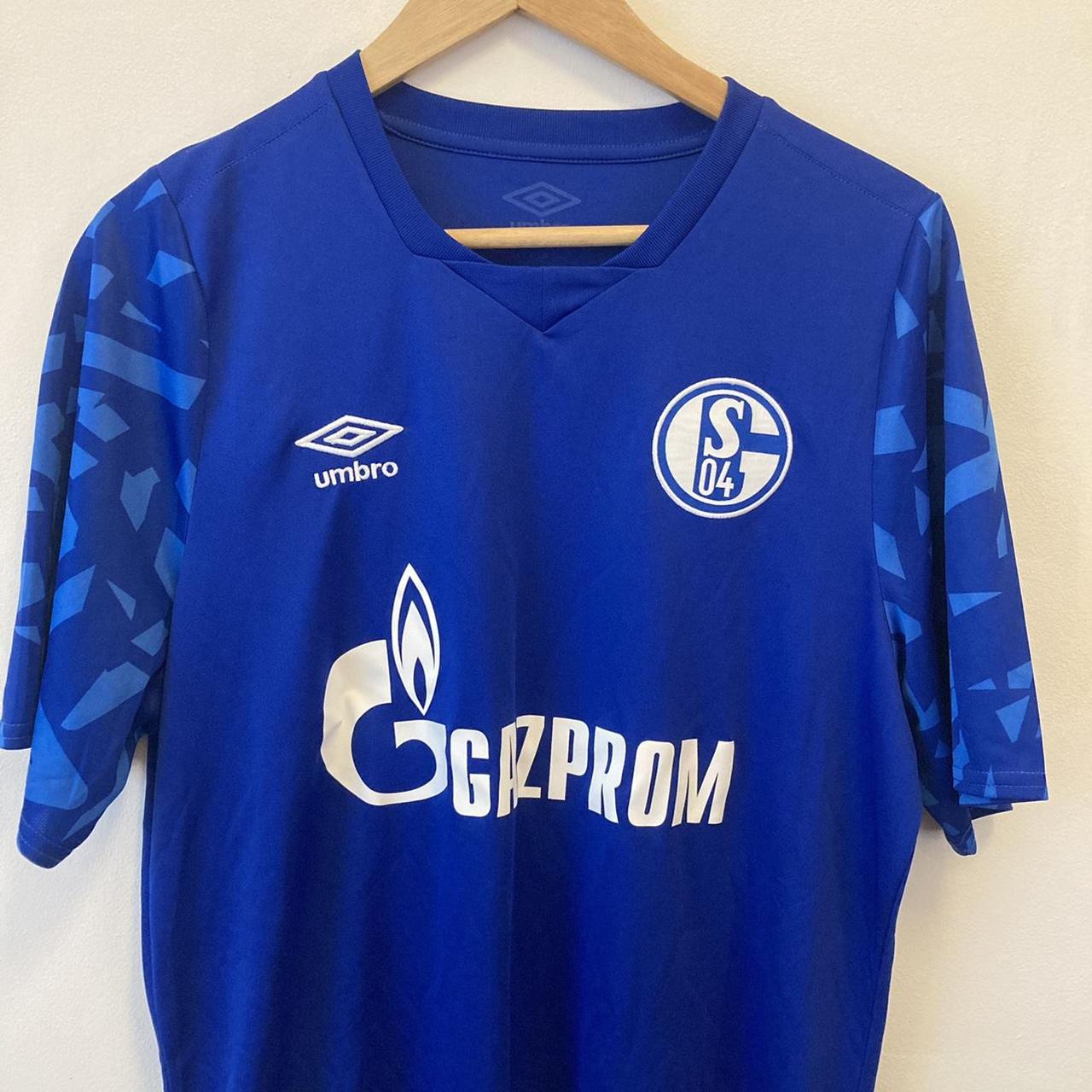 Schalke large mens home football shirt in perfect... - Depop