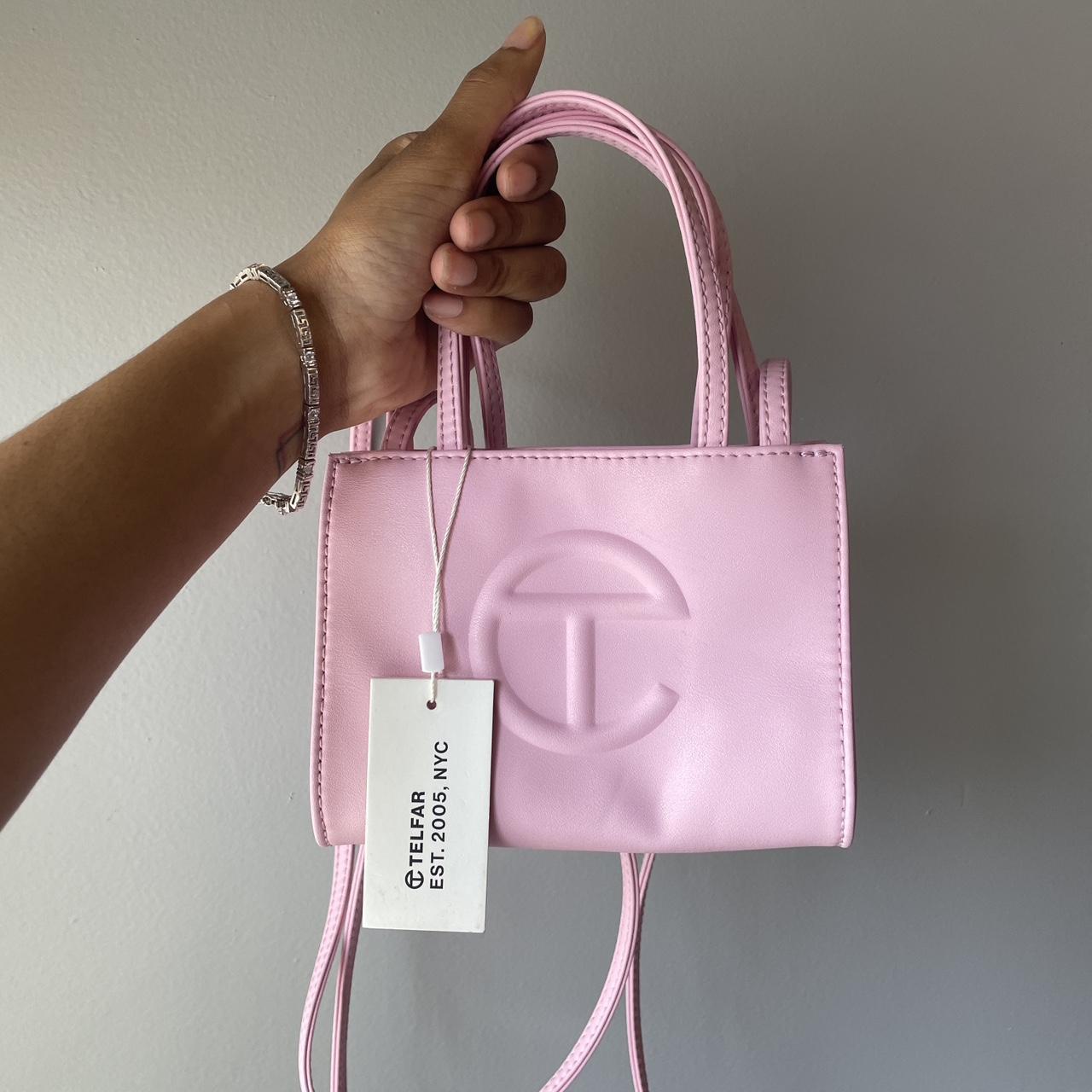 Telfar Women S Pink Bag Depop