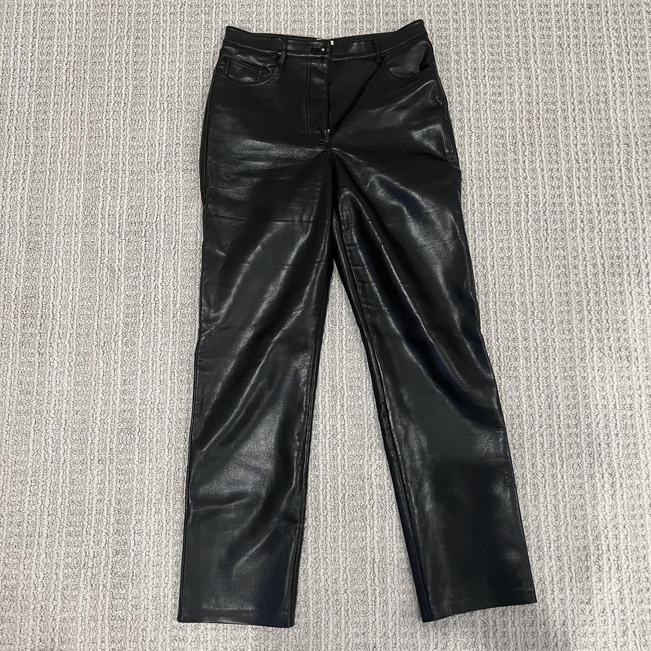 Aritzia wilfred leather pants. Only worn a couple of... - Depop