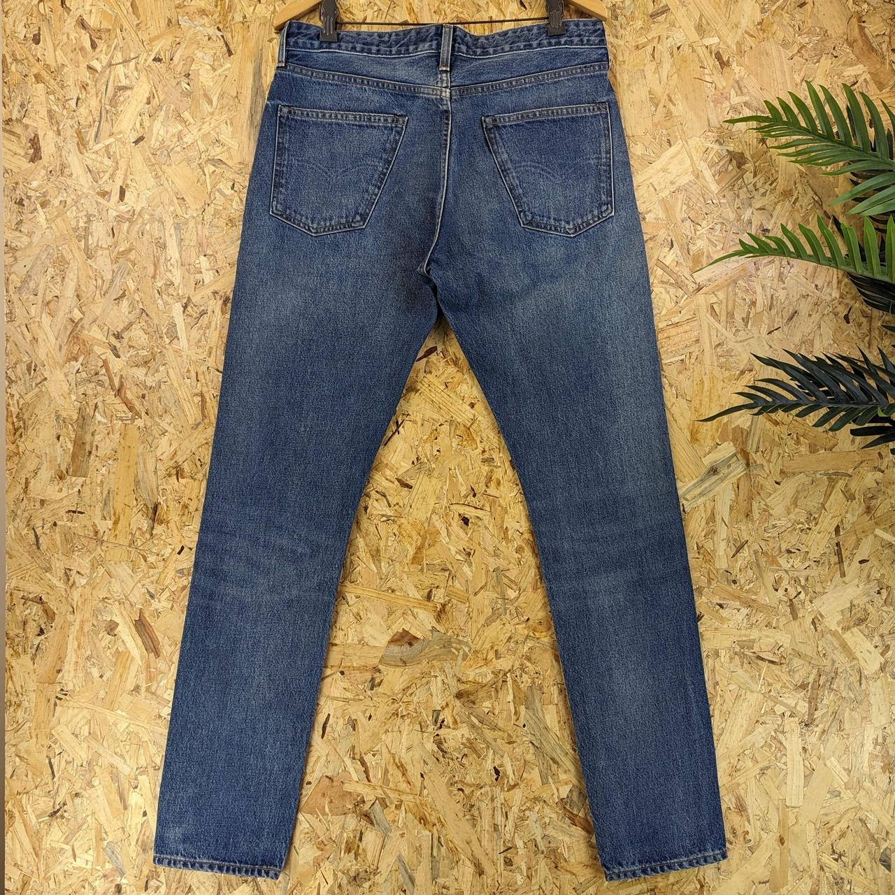 Levis Made Crafted Studio Taper Jeans Mid Blue. Depop