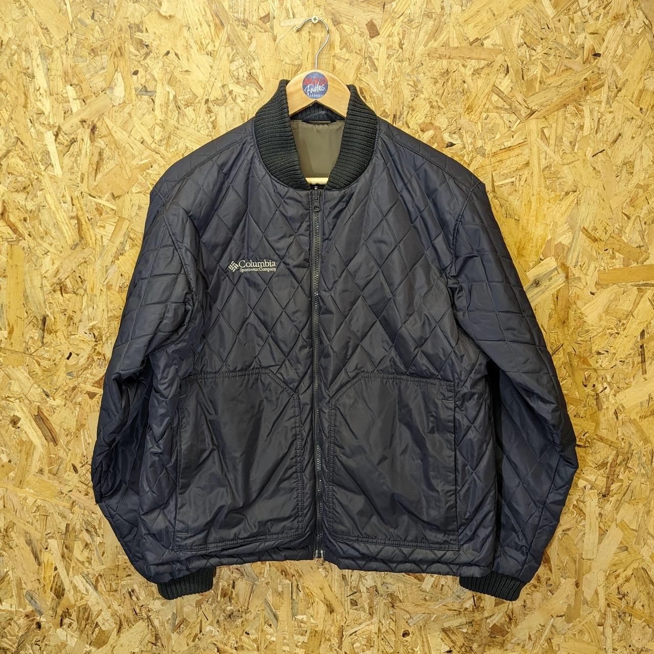 Columbia leather hot sale bomber jacket