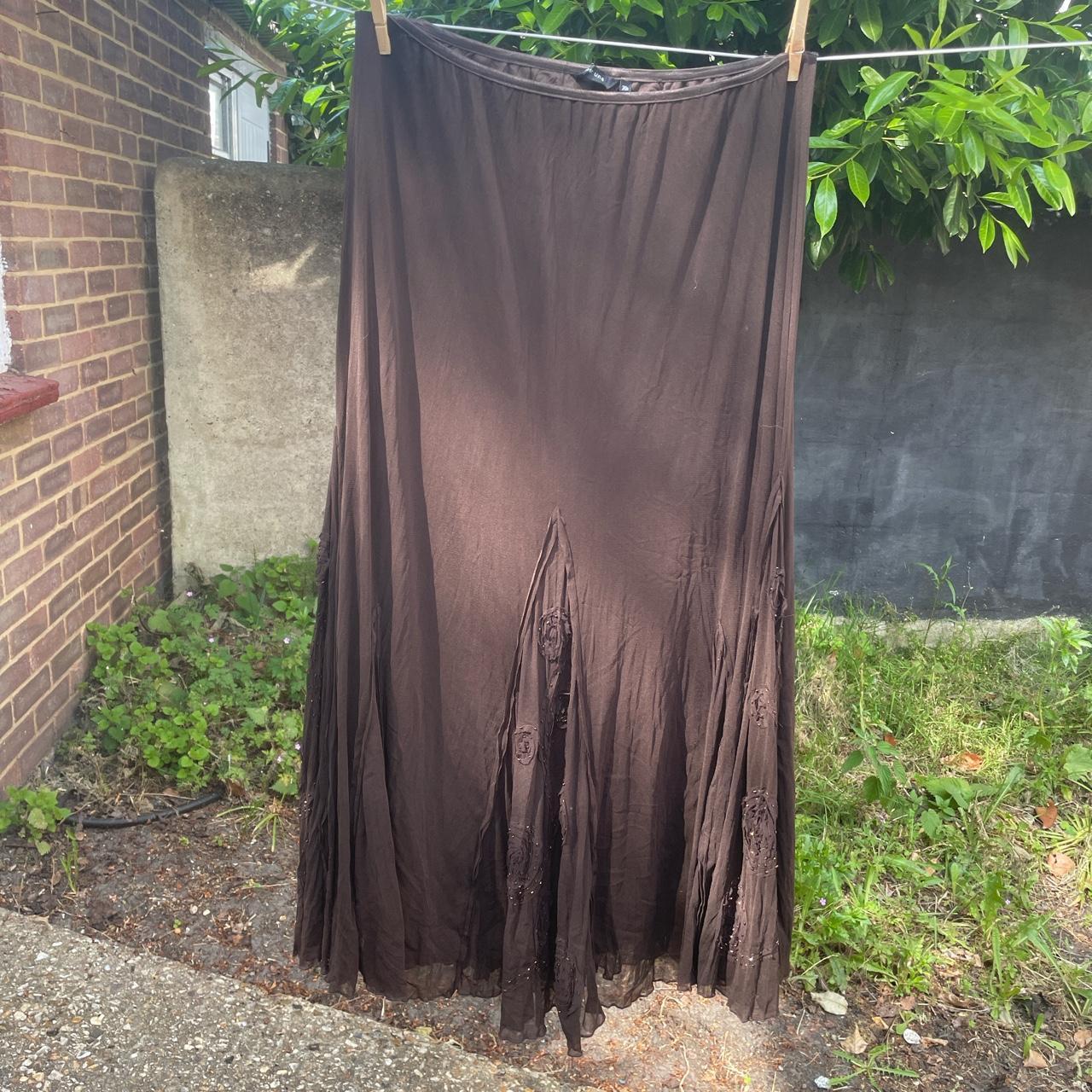Marks & Spencer Women's Brown Skirt Depop