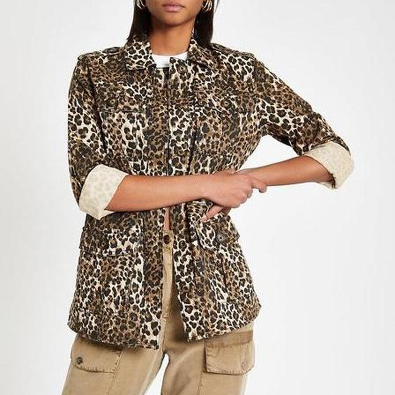 River island leopard store jacket