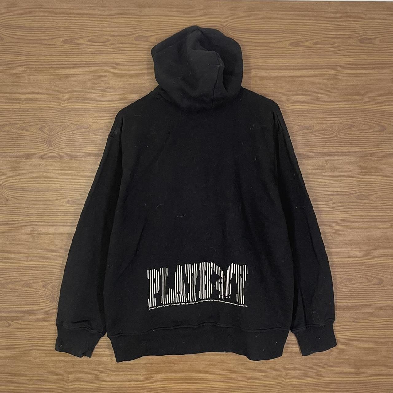 Vintage Playboy Big Logo Spellout Hoodies Sweatshirt... - Depop