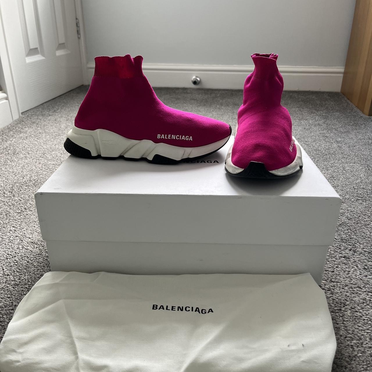 Balenciaga speed trainers in pink. 100 authentic