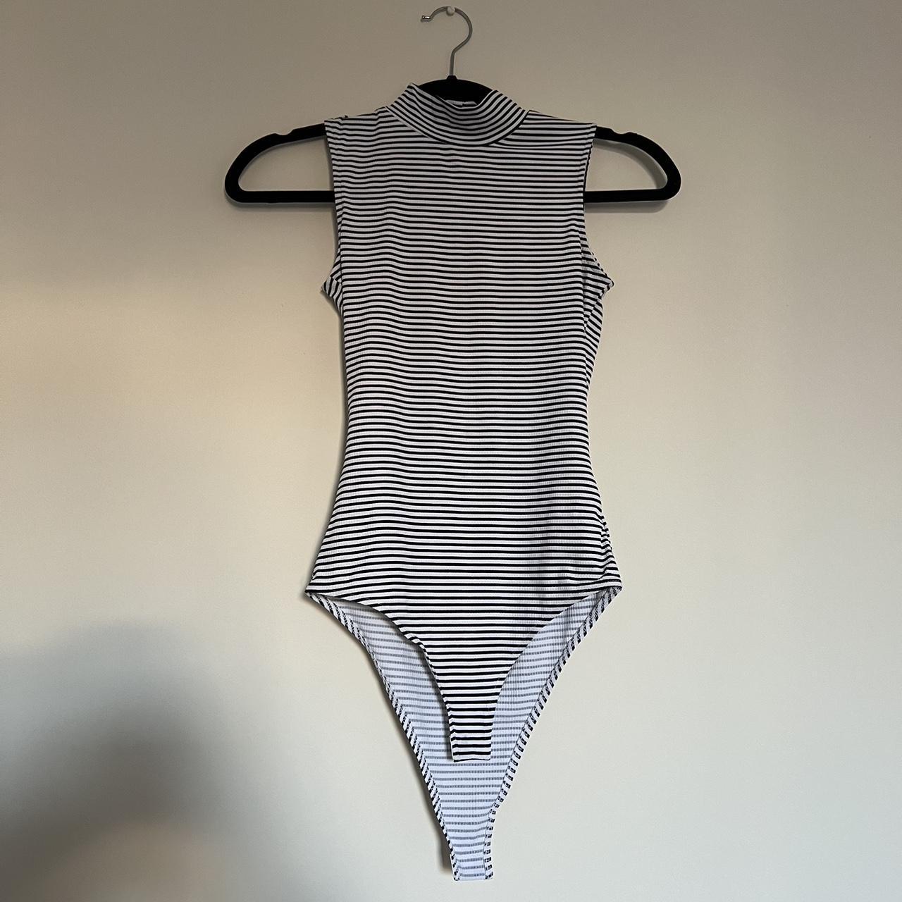 H&M striped bodysuit Depop