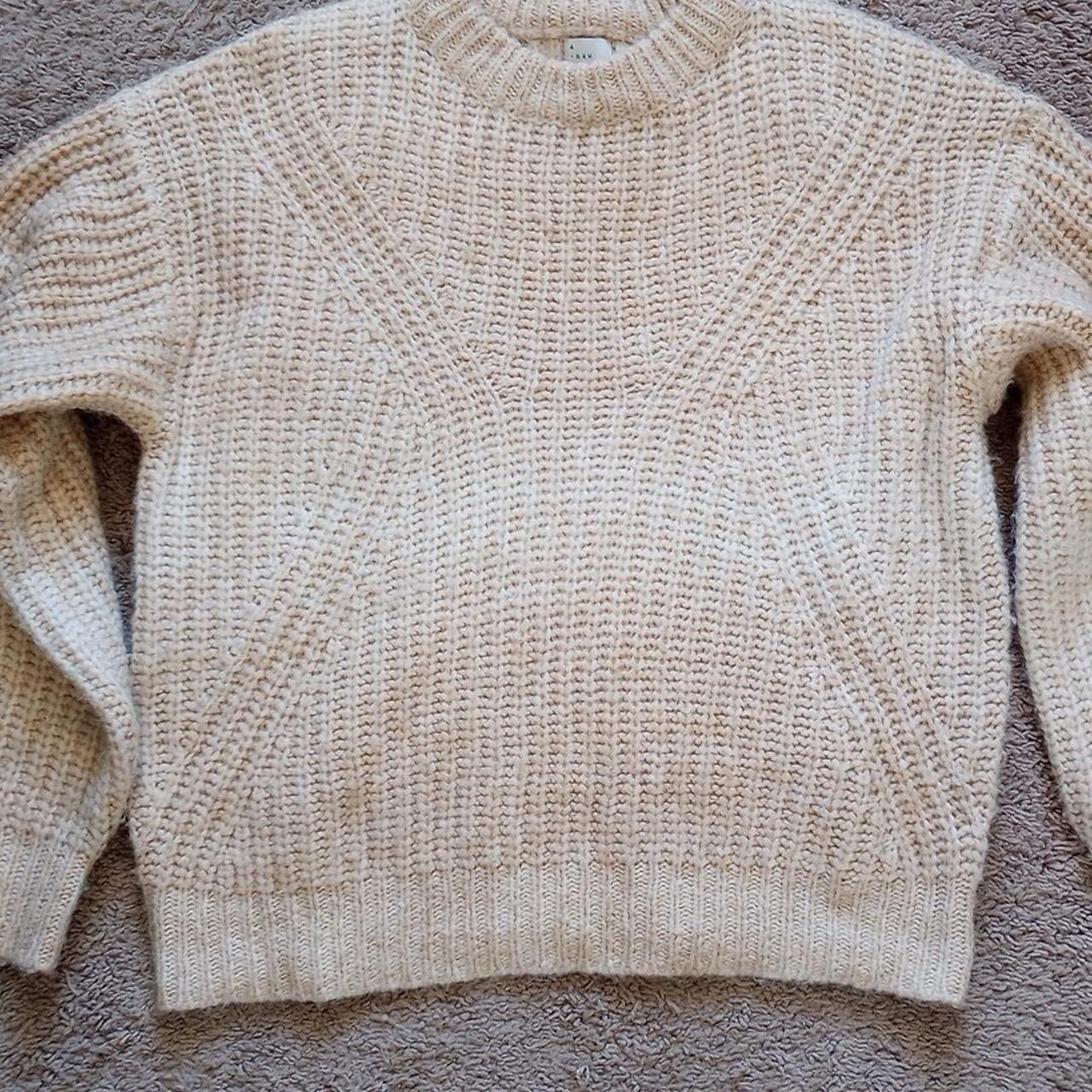 Cream ombre knit sweater Brand: Target Used,... - Depop