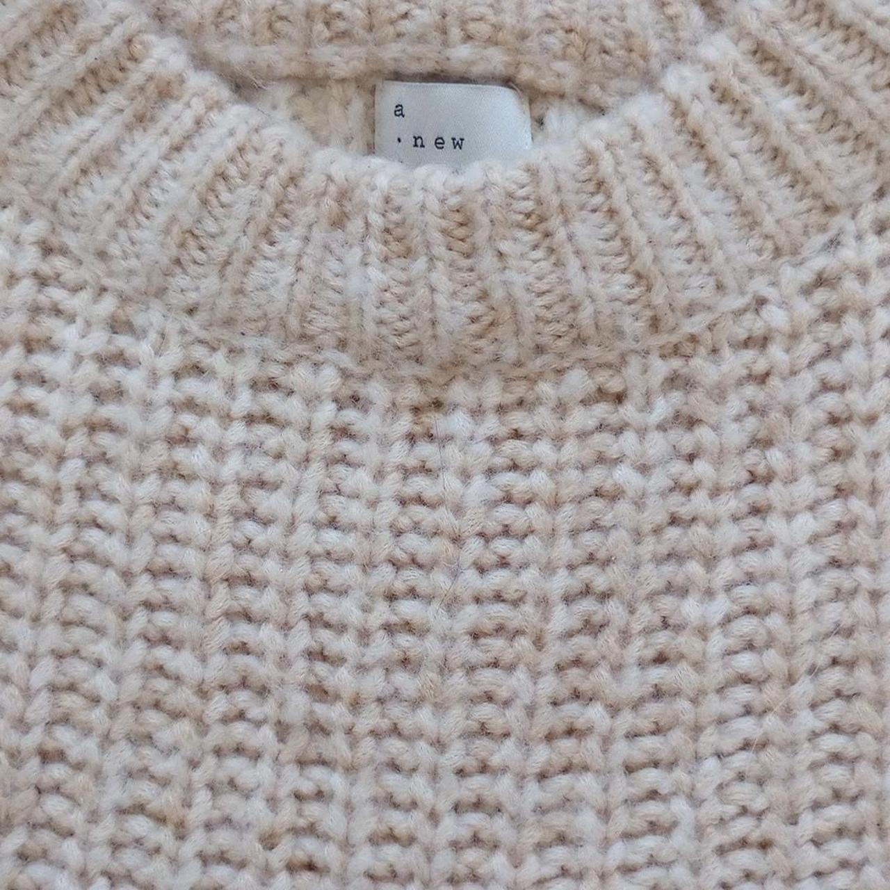 Cream ombre knit sweater Brand: Target Used,... - Depop