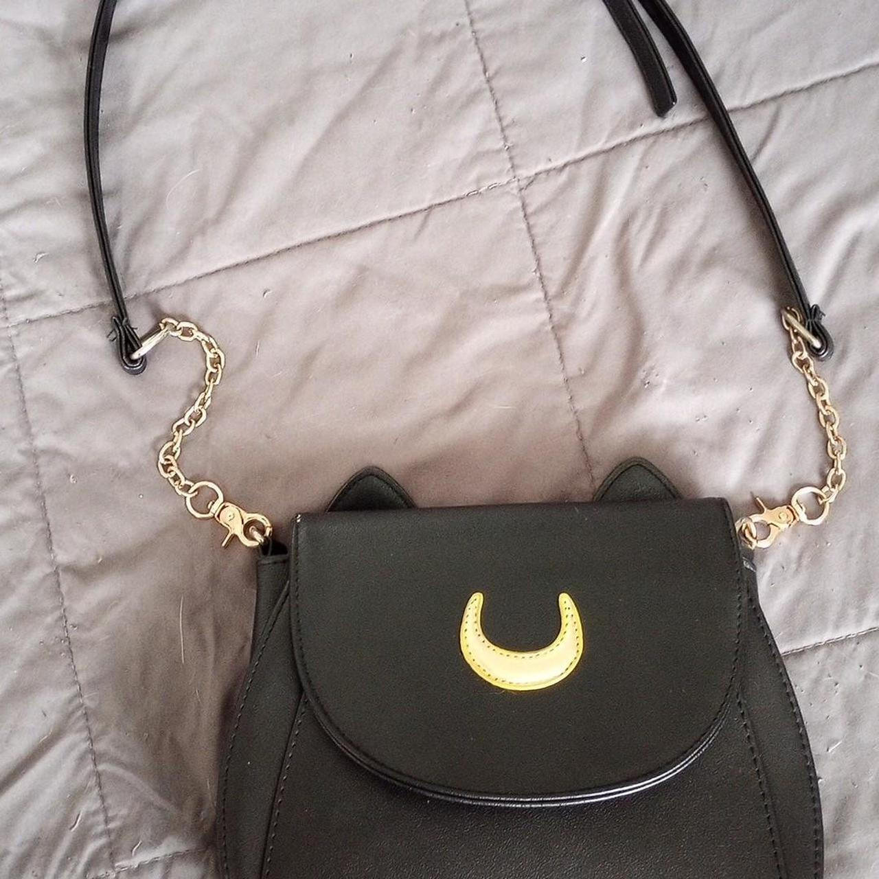 Sailor Moon Luna crossbody purse Vegan faux