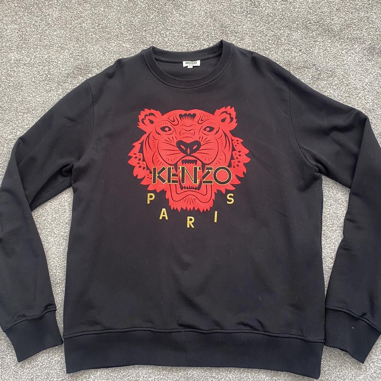 Black and red kenzo jumper sale