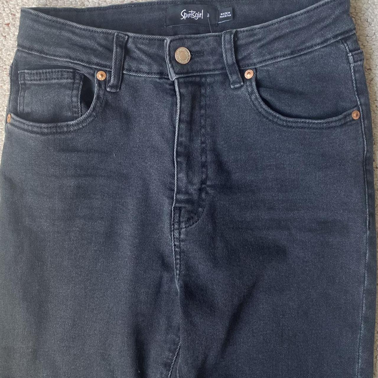 Sportsgirl black stretch skinny jeans size 8 new... Depop