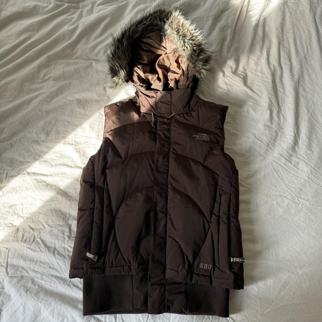 North face deals furry vest