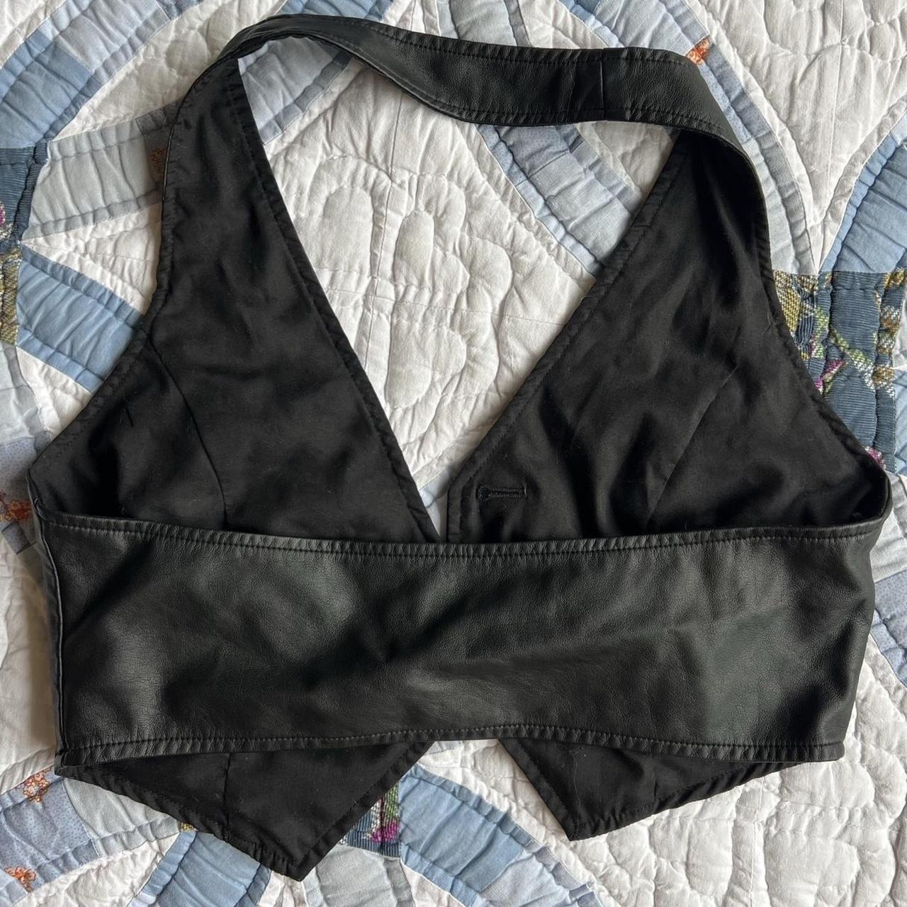 Black halter style Glasson's vest Made with... - Depop