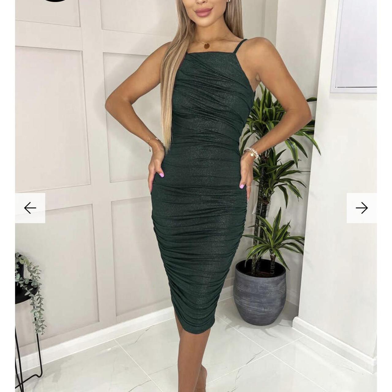 AX Paris Women's Green Dress Depop