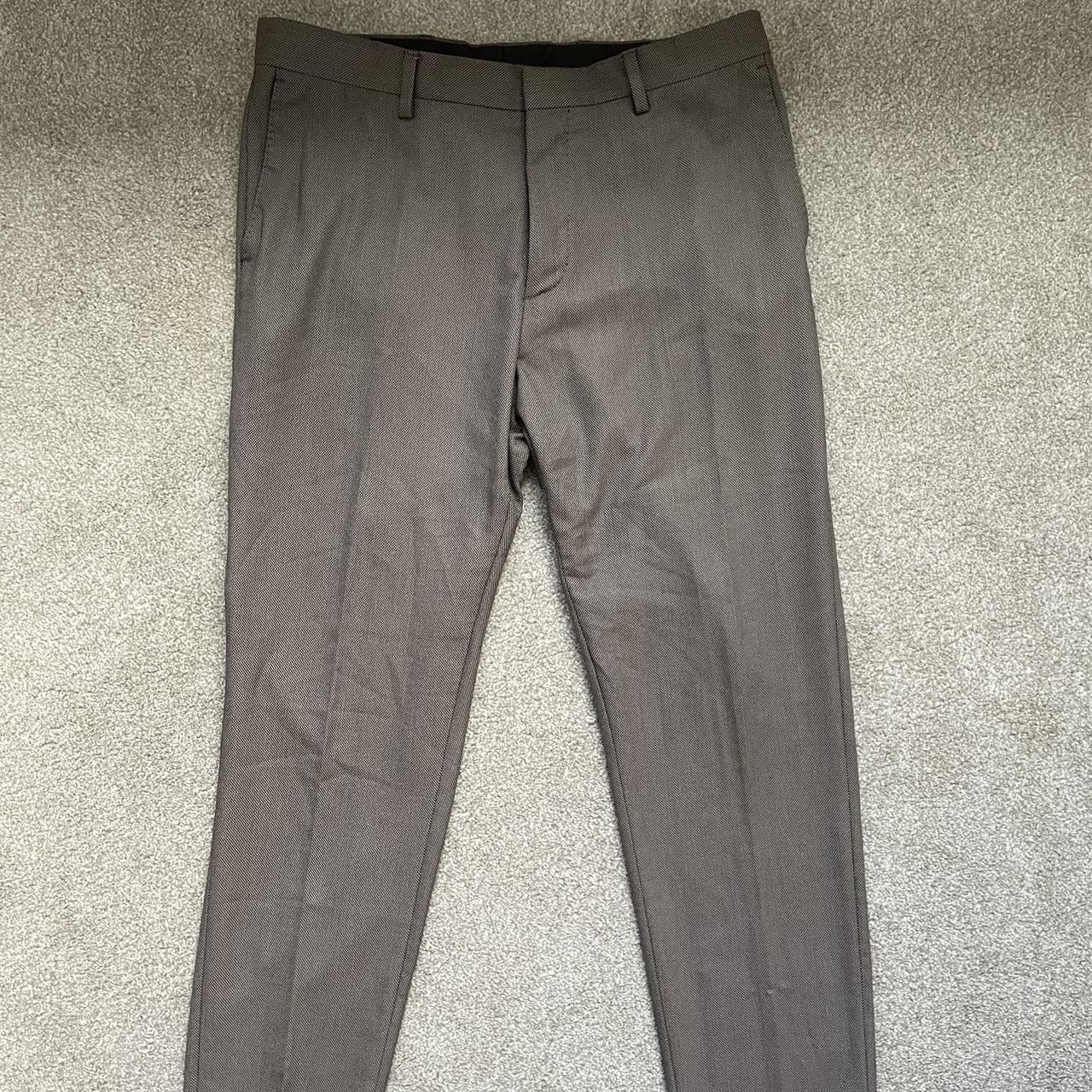 Zara Mens Suit Trousers Waist-32. Colour-... - Depop