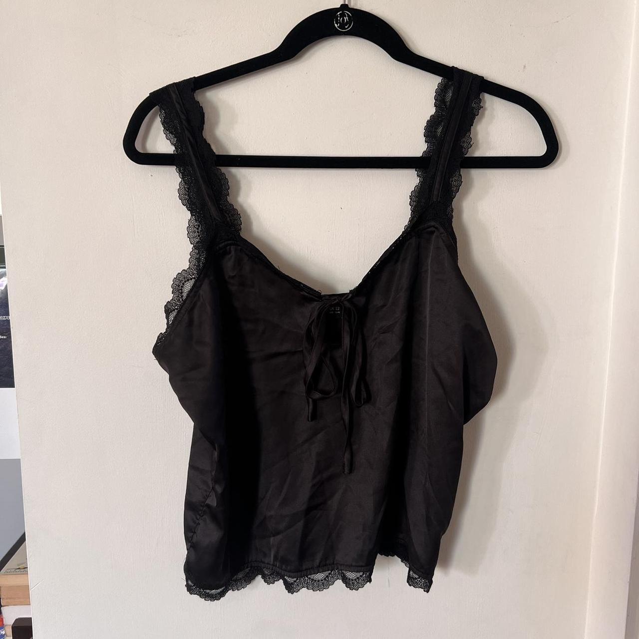 disturbia succubus satin lace cami size US 8/UK - Depop