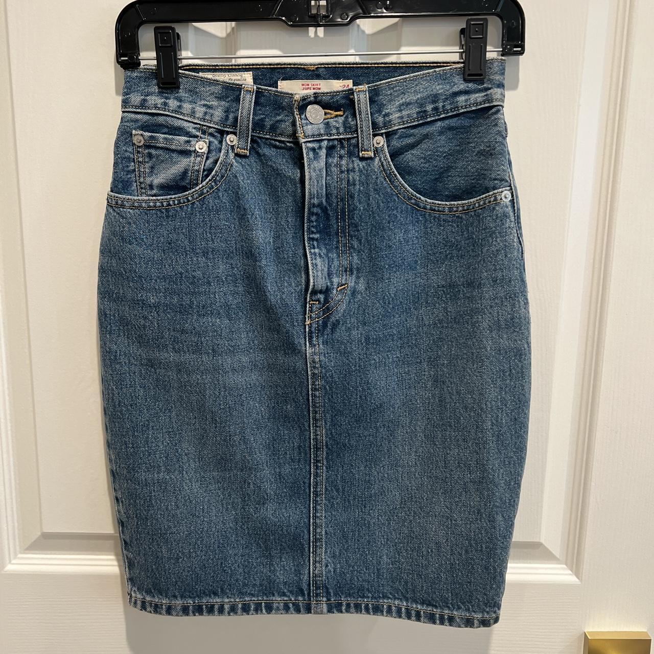 Levis Denim Skirt Jupes Mom