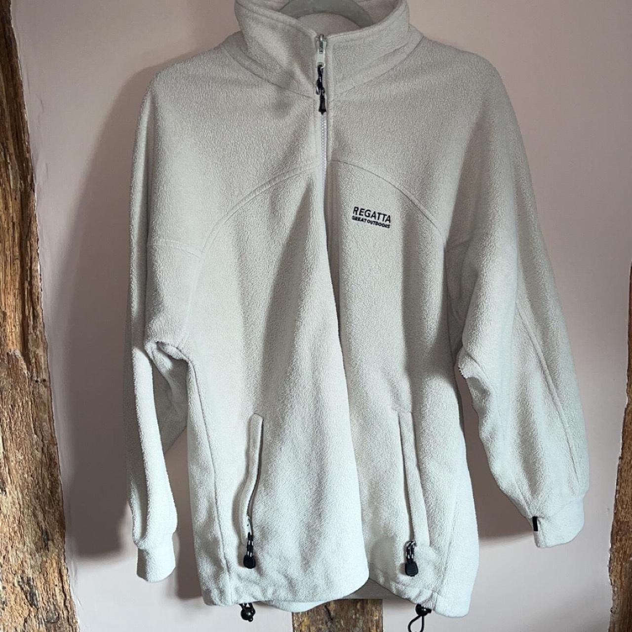 Regatta Women's White and Cream Jacket Depop