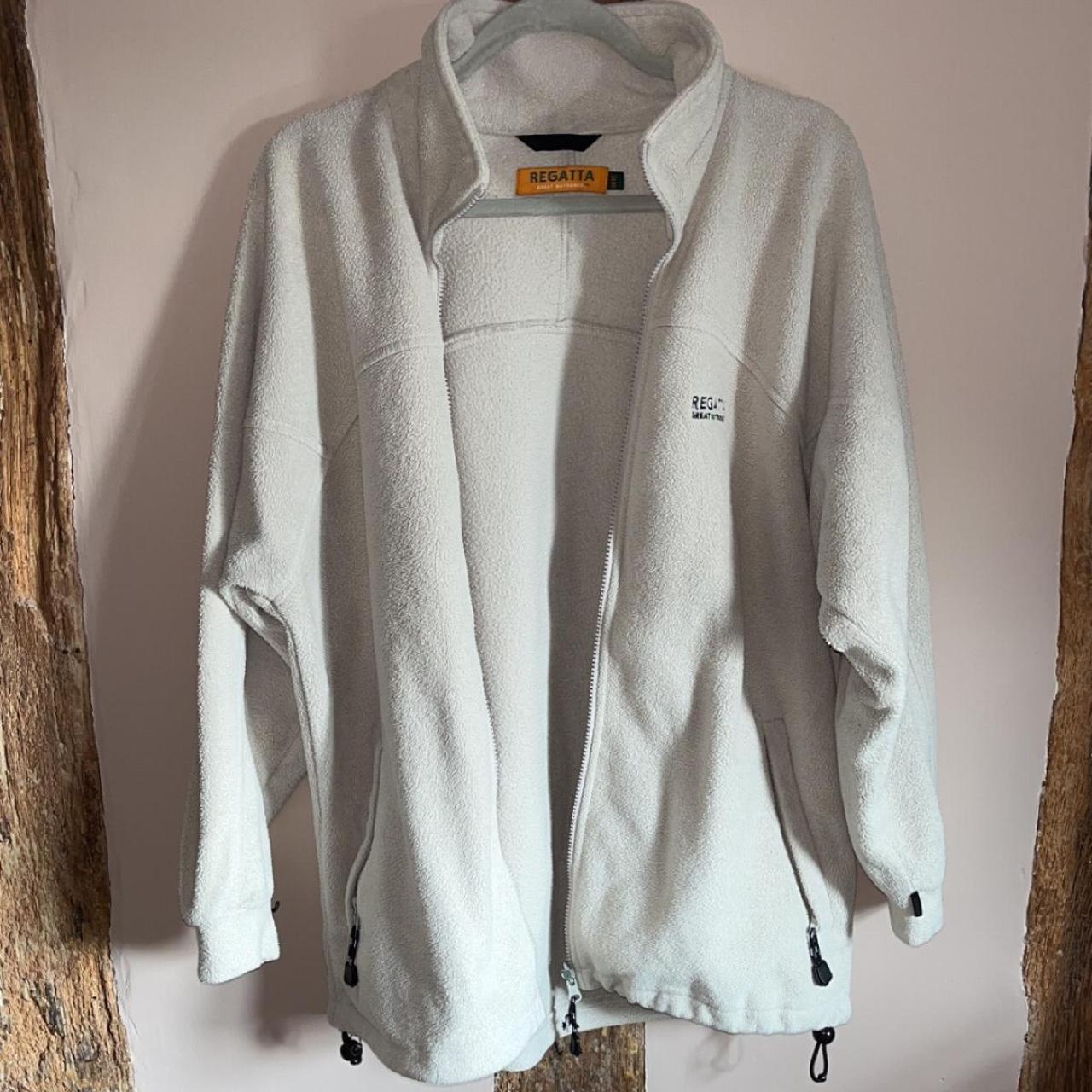 Regatta Women's White and Cream Jacket Depop