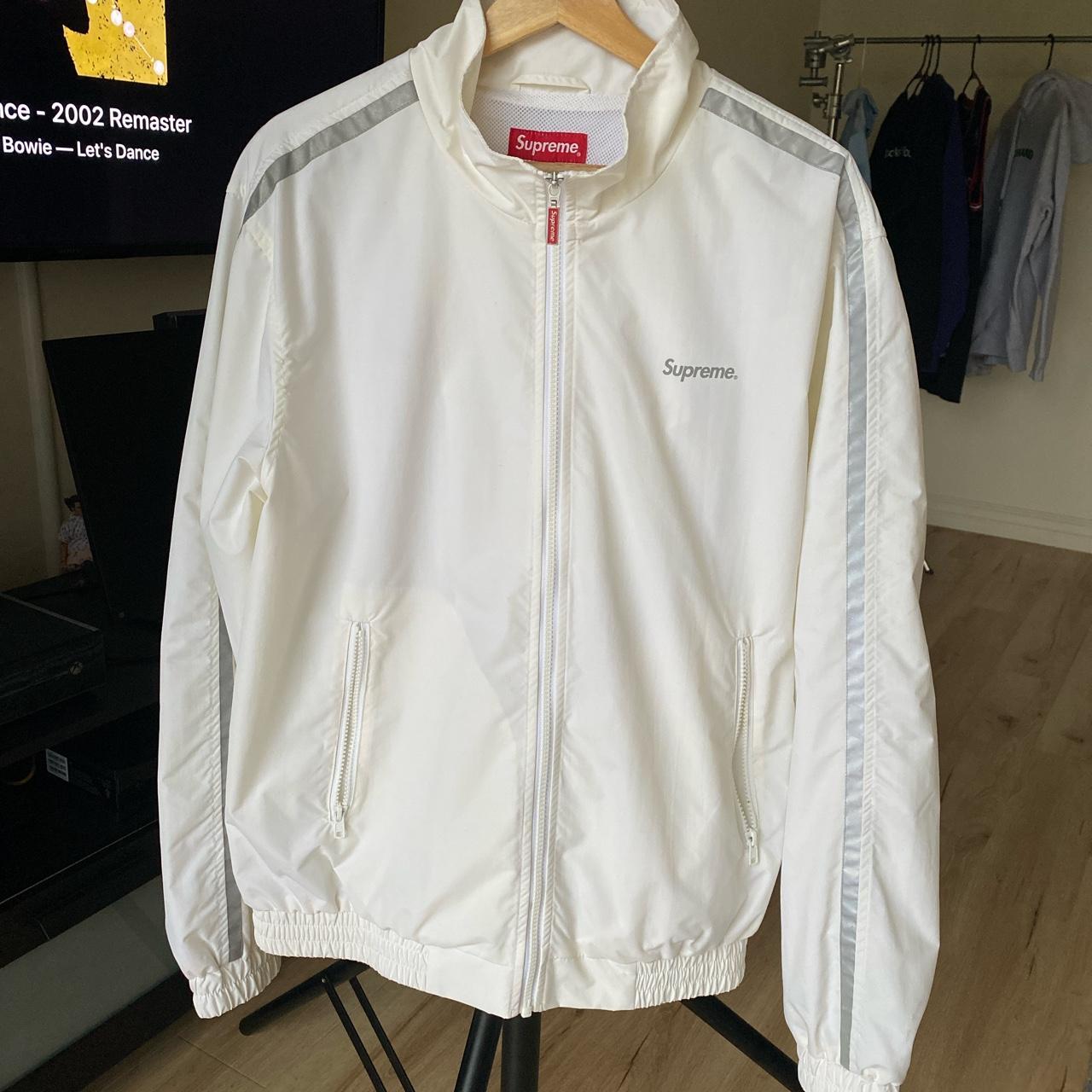 Supreme reflective deals track jacket