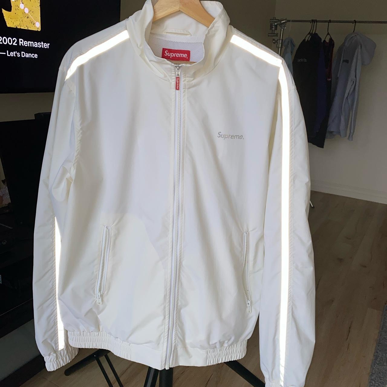 Supreme reflective sale track jacket