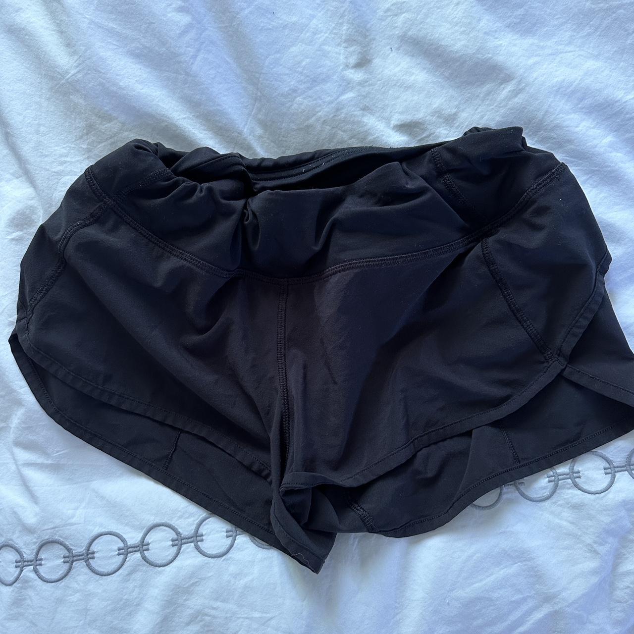 Black lululemon speed up short - Depop