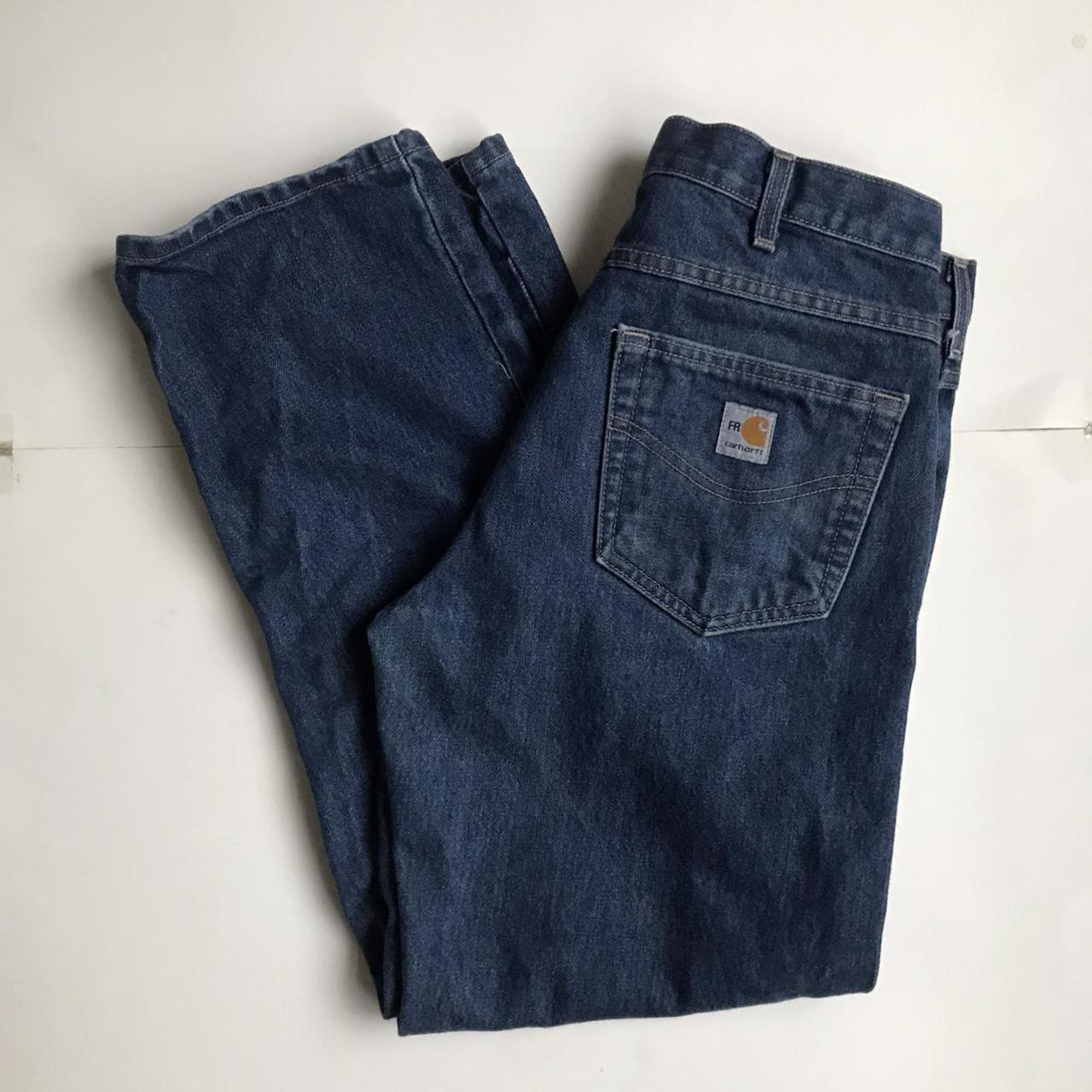 Carhartt Men's Blue Jeans | Depop