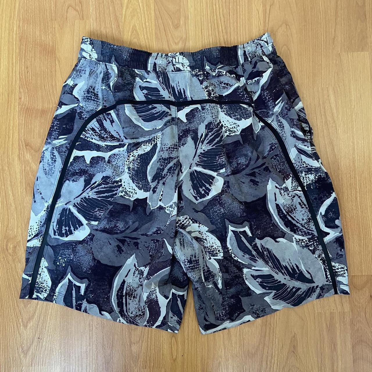 Paisley Print Swim Trunks Real nice navy blue - Depop