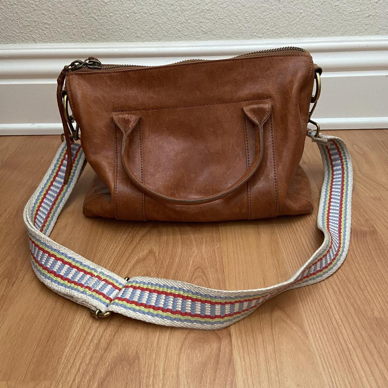 J.Crew: Camera Bag In Pebbled Leather For Women