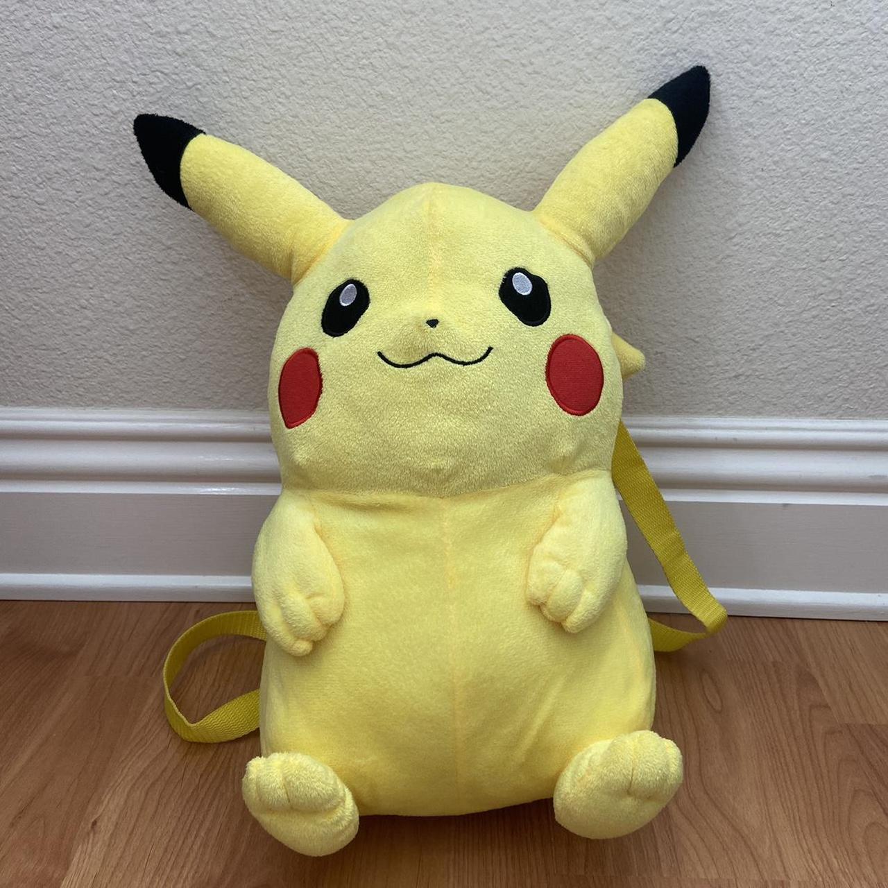 Vintage 90's popular Pokémon Pikachu Plush Backpack