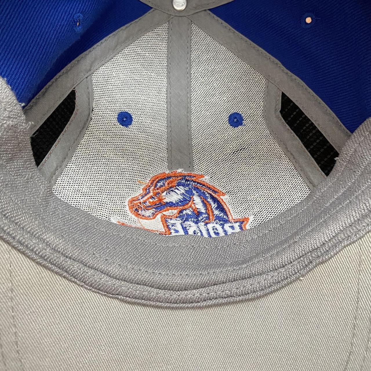 Vintage Nike Men's Boise State Multi Logo Hat. Blue, | Depop