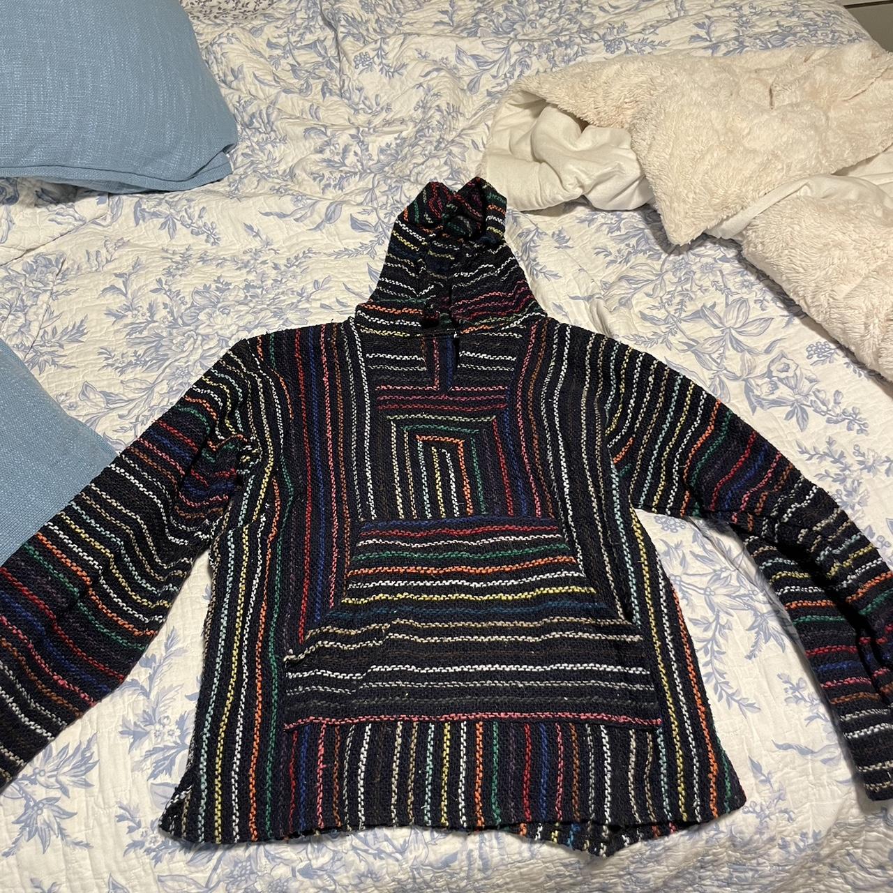 Multi color “drug rug” sweatshirt from Scottsdale... Depop