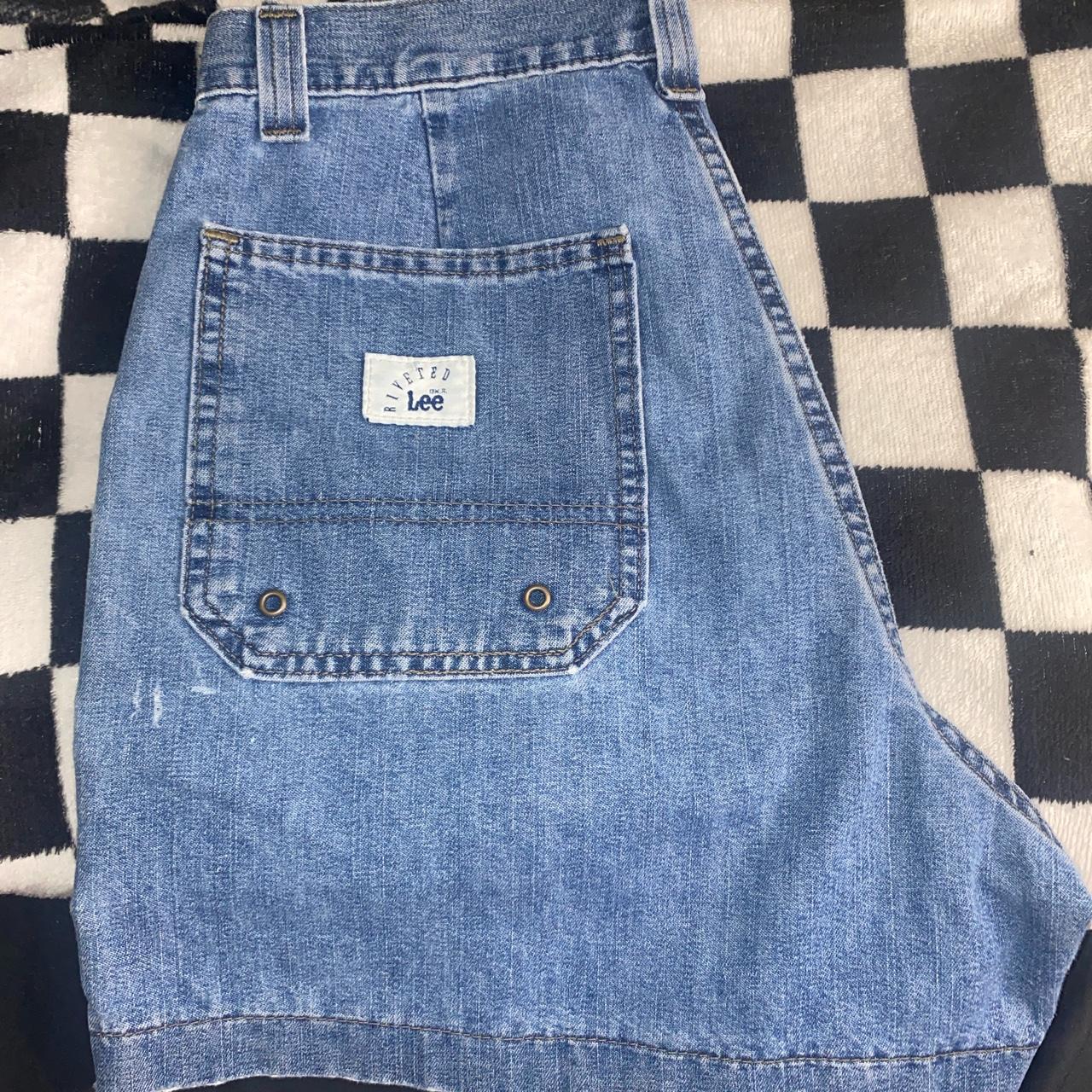 Lee Women's Blue Shorts | Depop