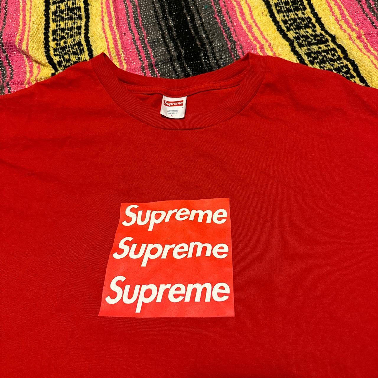 SUPREME ASS PIZZA BOGO SIZE LARGE N NEVER WORN VERY... - Depop