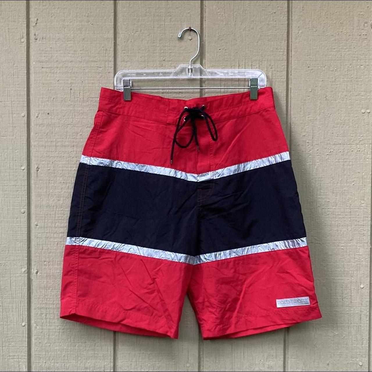 vintage polo sport swimsuit/board shorts (tagged L... - Depop