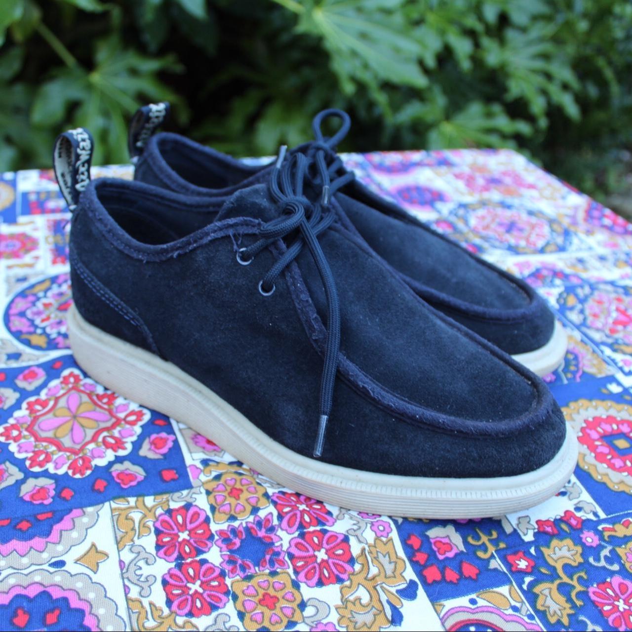 Clark wallabees blue and 2024 cream