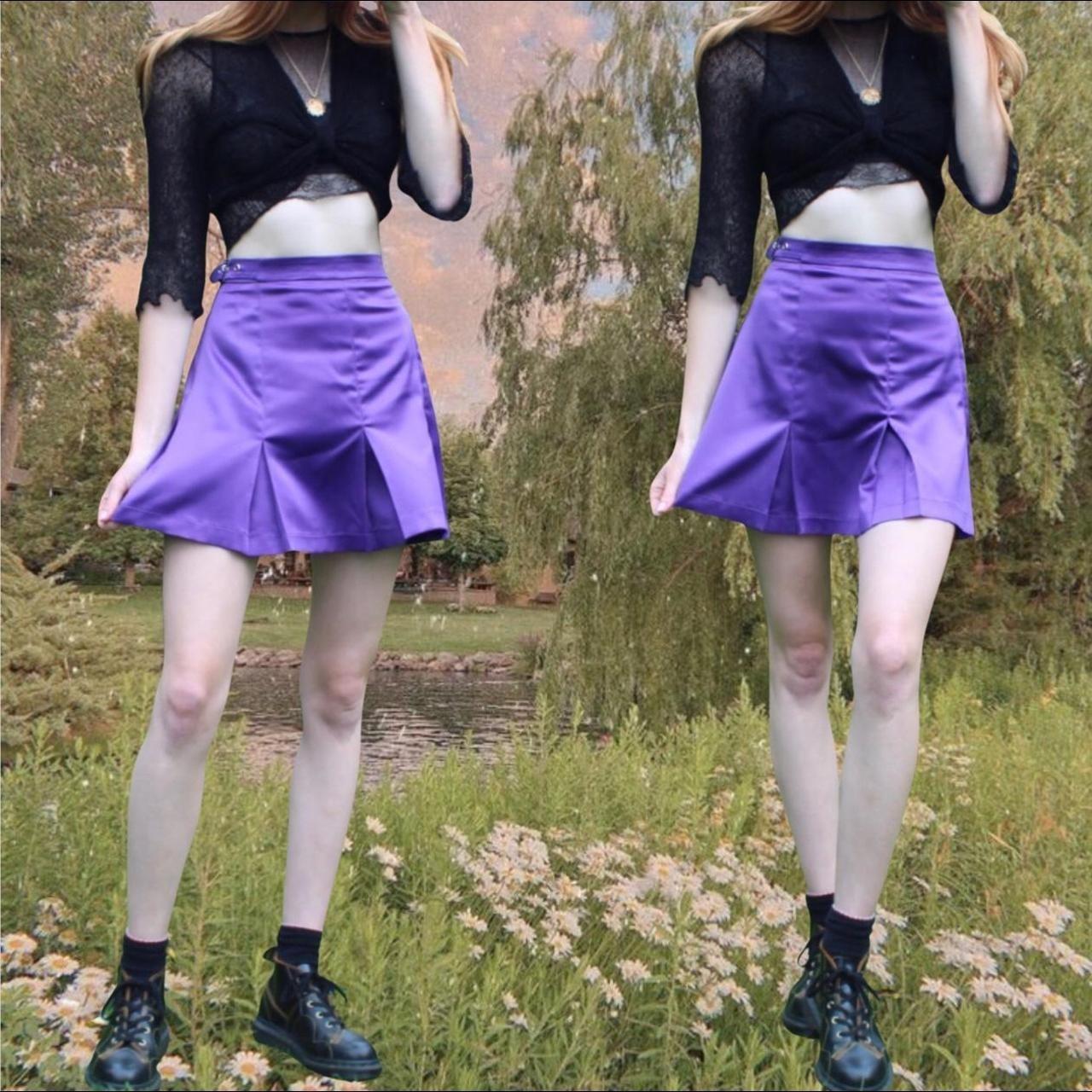 Purple skirt urban outfitters best sale