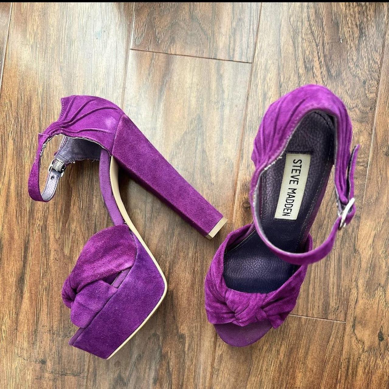 Getreal purple shade Steve Madden shoes size 5 but... - Depop