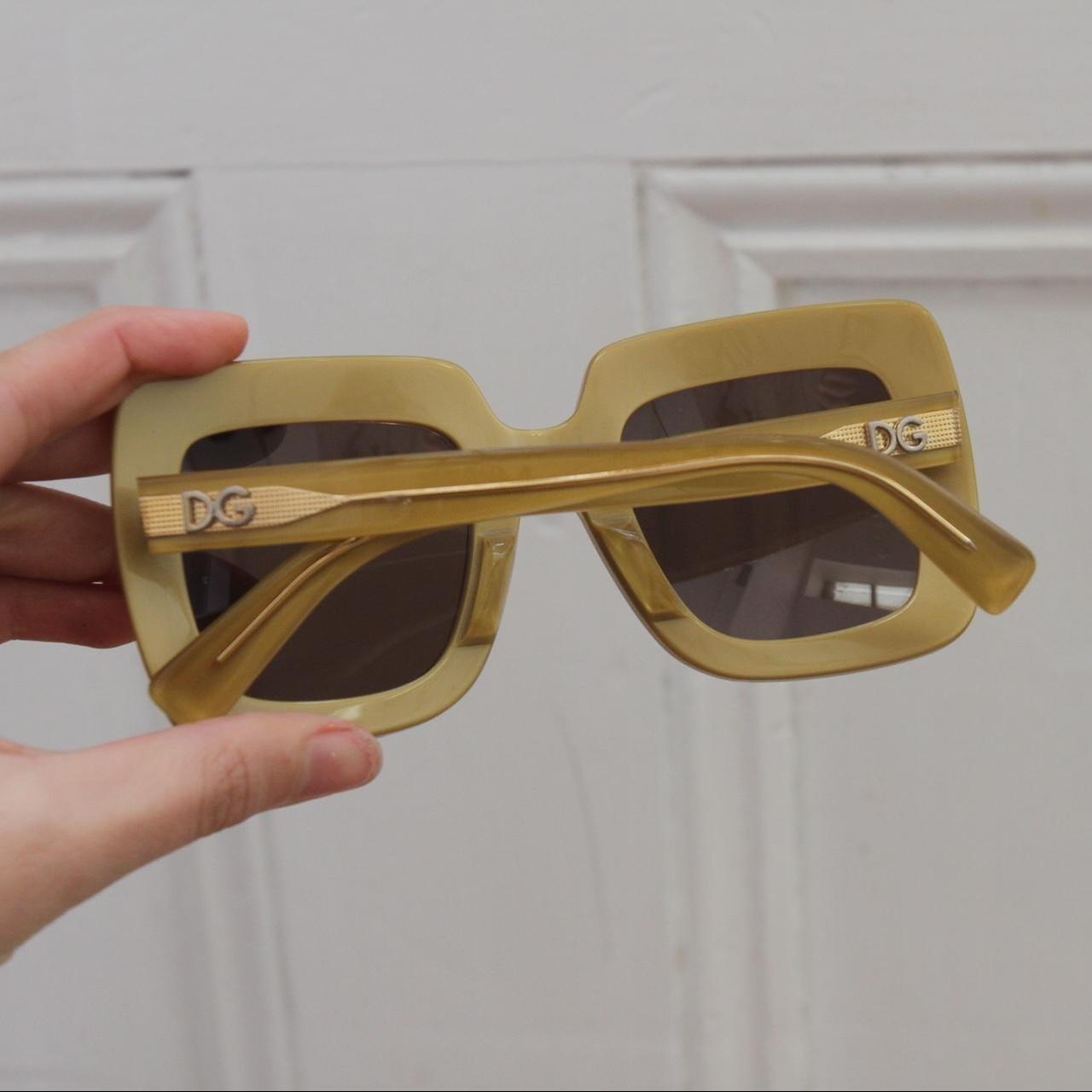 dolce gabbana orange sunglasses