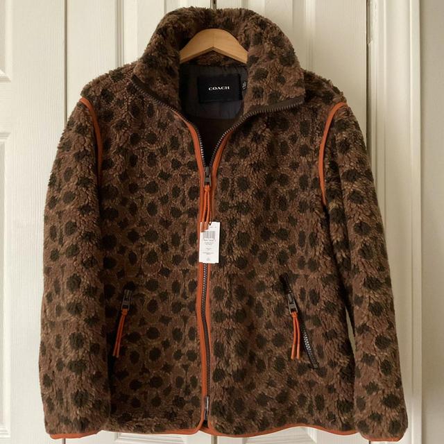 COACH®  Quilted Sherpa Zip Up