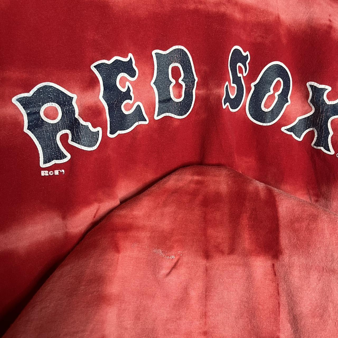 Boston Red Sox Tie Dye Double Sided Shirt Size - Depop